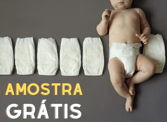 Amostra grátis de fraldas das marcas famosas