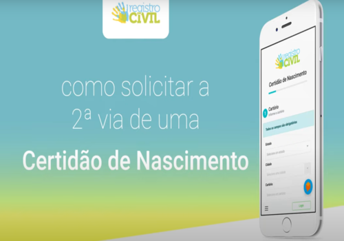 Como emitir cópia da certidão de nascimento pelo celular