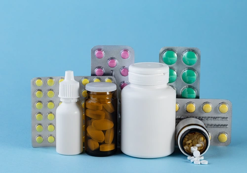Frascos de medicamentos