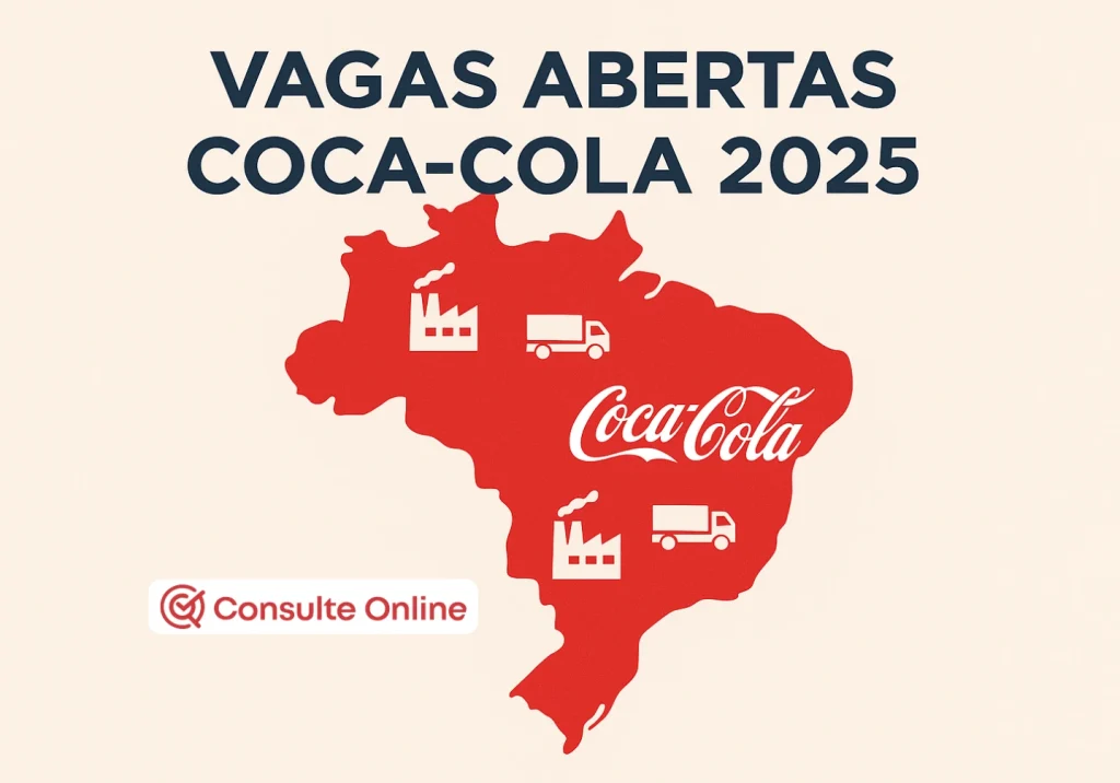 Vagas abertas Coca Cola 2025: Lista por cidade - Consulte Online