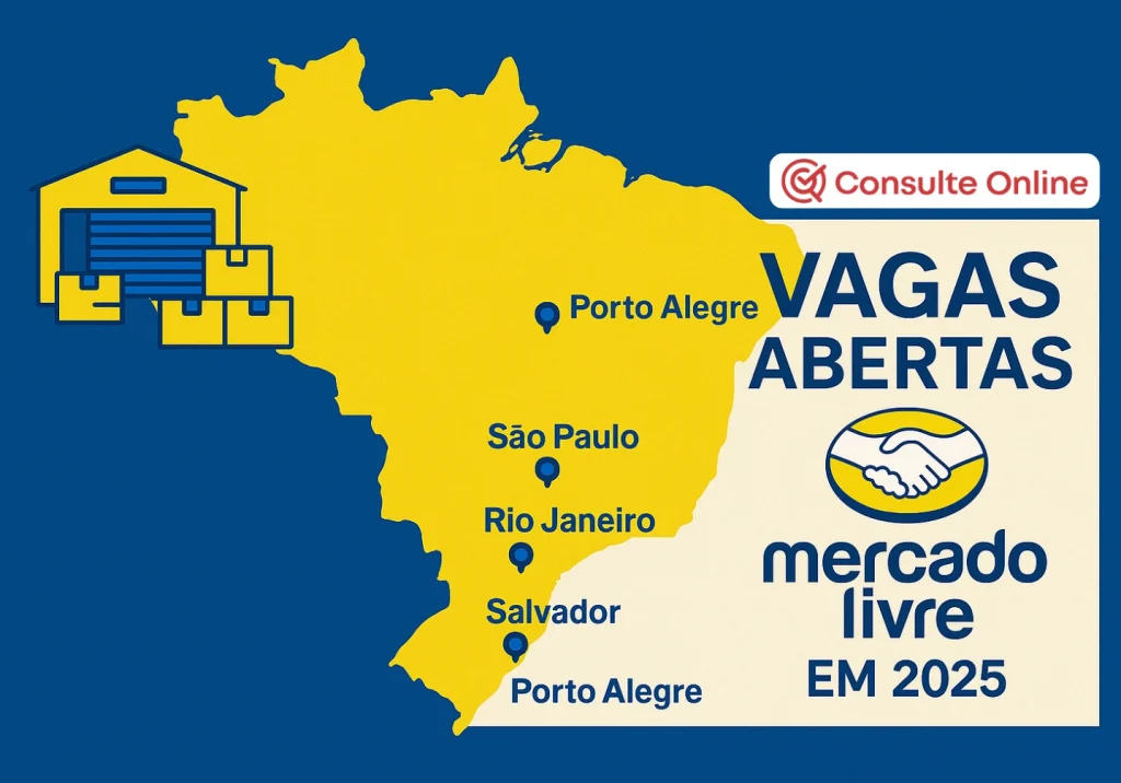 Vagas abertas no Mercado Livre em 2025 — Lista por cidade - Consulte Online