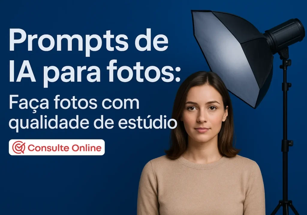 Prompts de IA para fotos: Faça fotos com qualidade de estúdio - Consulte Online