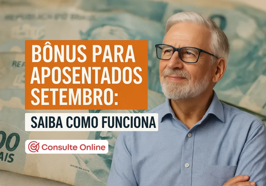 Bônus para aposentados setembro: Saiba como funciona - Consulte Online