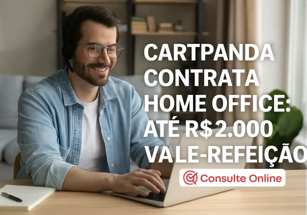 Cartpanda contrata home office: até R$2.000 e vale-refeição - Consulte Online