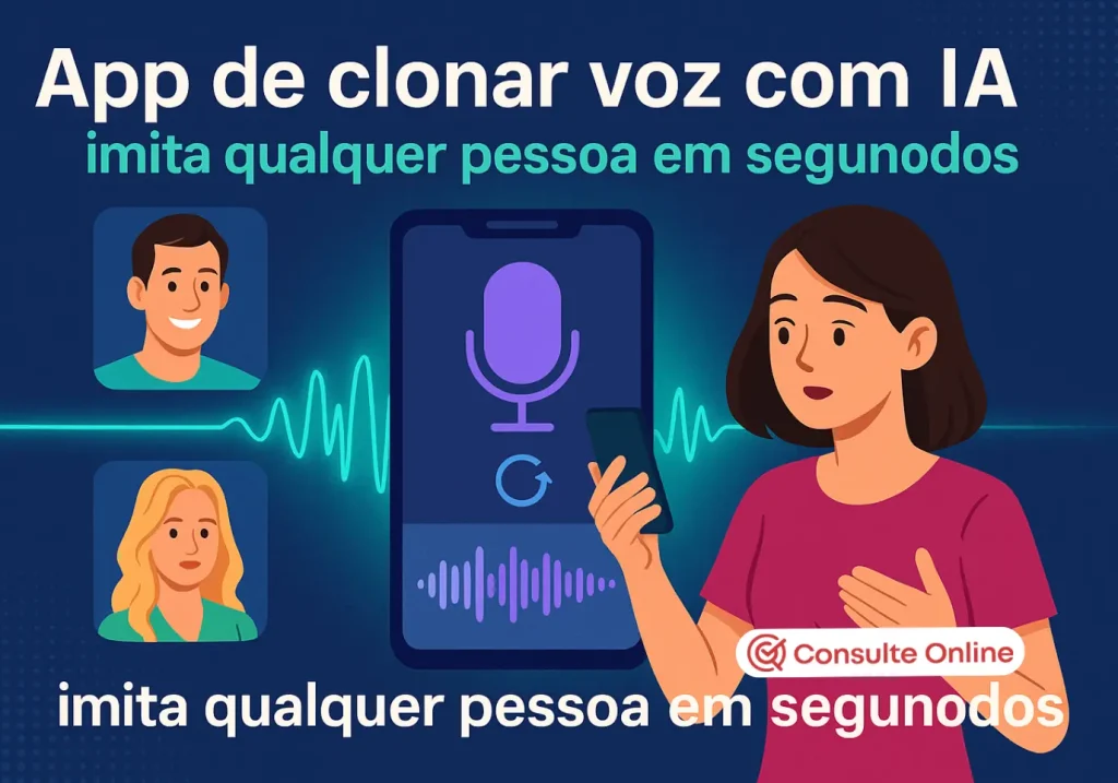 App de clonar voz com IA: Imita qualquer pessoa em segundos - Consulte Online