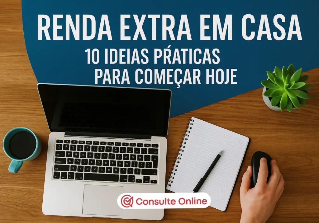 Renda Extra em Casa: 10 Ideias Práticas para Começar Hoje - Consulte Online