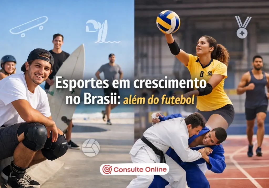Esportes em crescimento no Brasil: além do futebol - Consulte Online