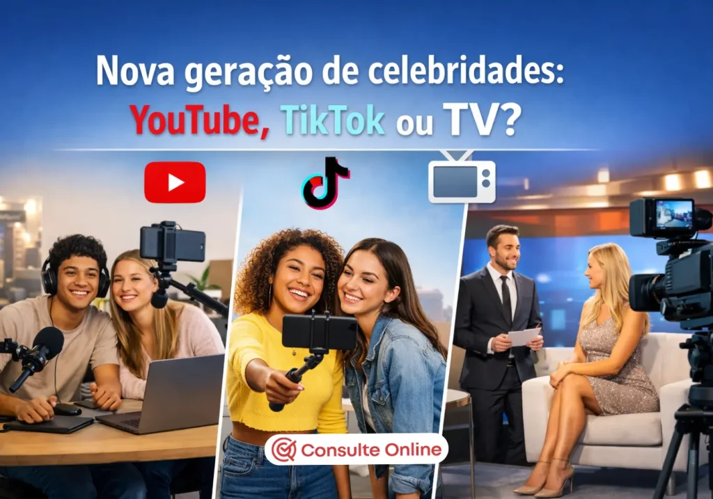 Nova geração de celebridades: YouTube, TikTok ou TV? - Consulte Online